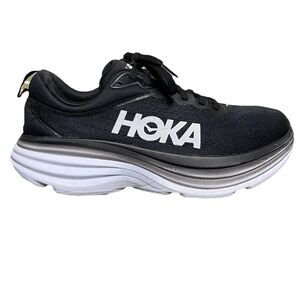 Hoka One One Bondi 8 Women's Black Running Shoes Size 8B